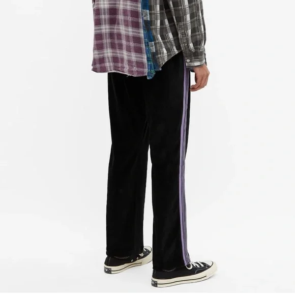 NEEDLES VELOUR NARROW TRACK PANT (UNISEX)